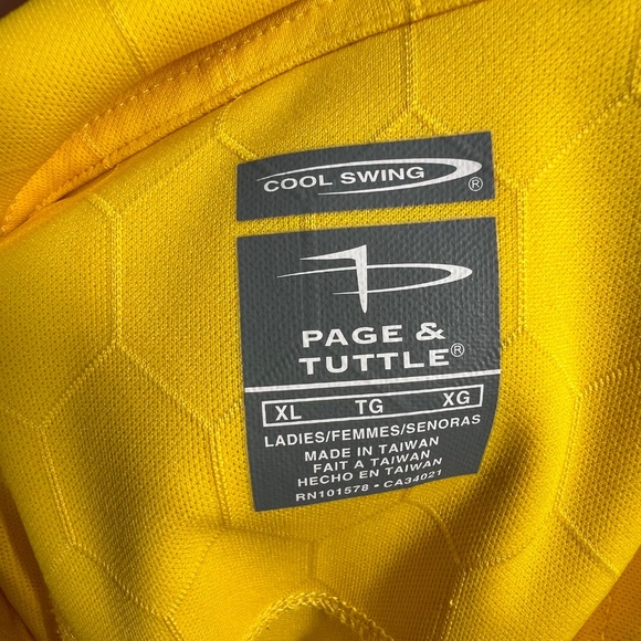 ⛳️NWT🤩 |•PAGE & TUTTLE•| Cool Swing Little Crow Country Club New London, MN XL - Picture 9 of 15